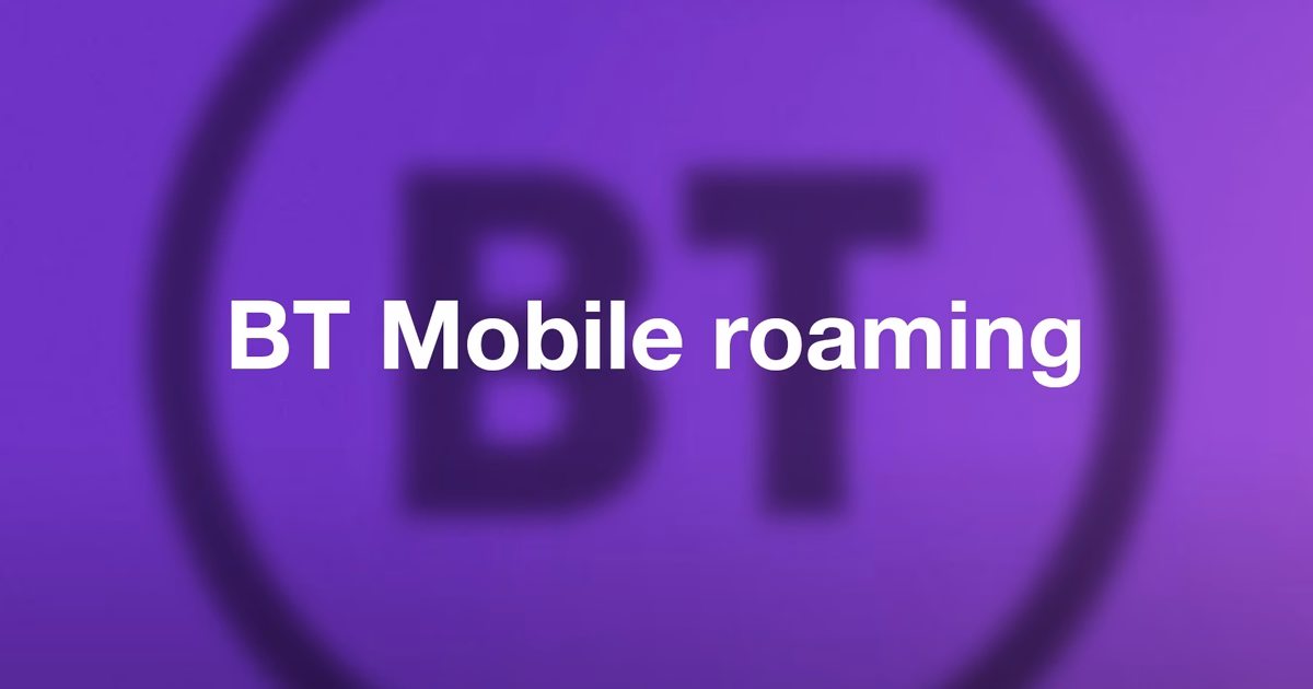 Can I use BT Mobile data if I'm in a country?