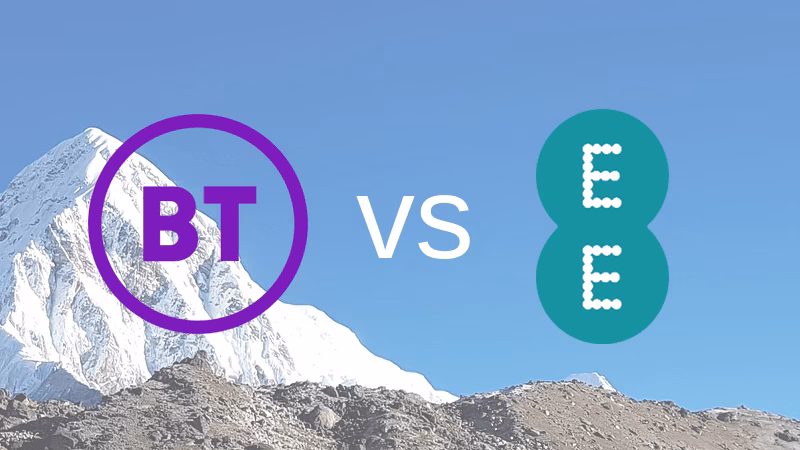 What is the difference between EE and BT Mobile?