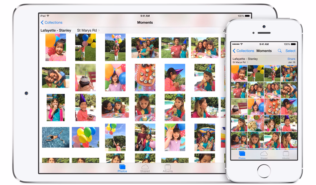 How to bulk erase photos from iPhone 8?
