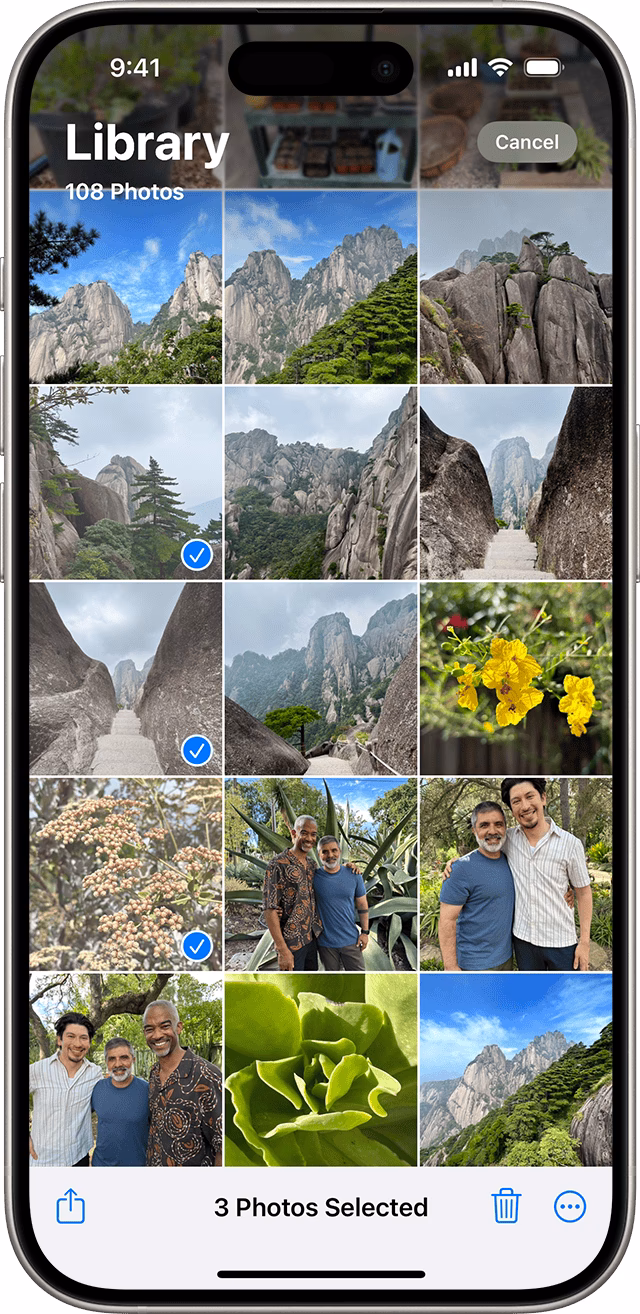 How to mass delete iPhone photos quickly?