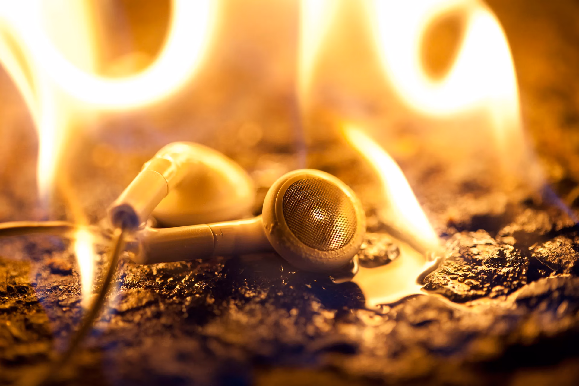 What happens if you burn a phone?