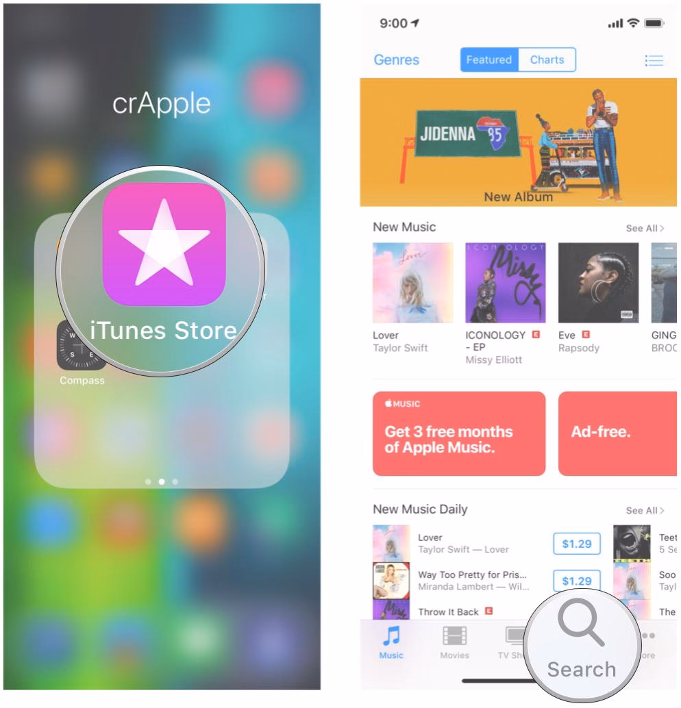 How do I download music to my iPhone?
