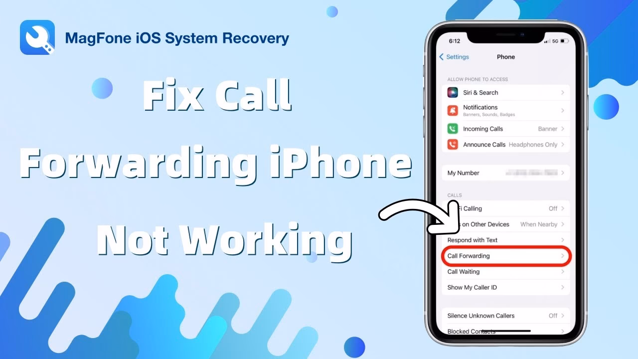 How to update call forwarding on iPhone?