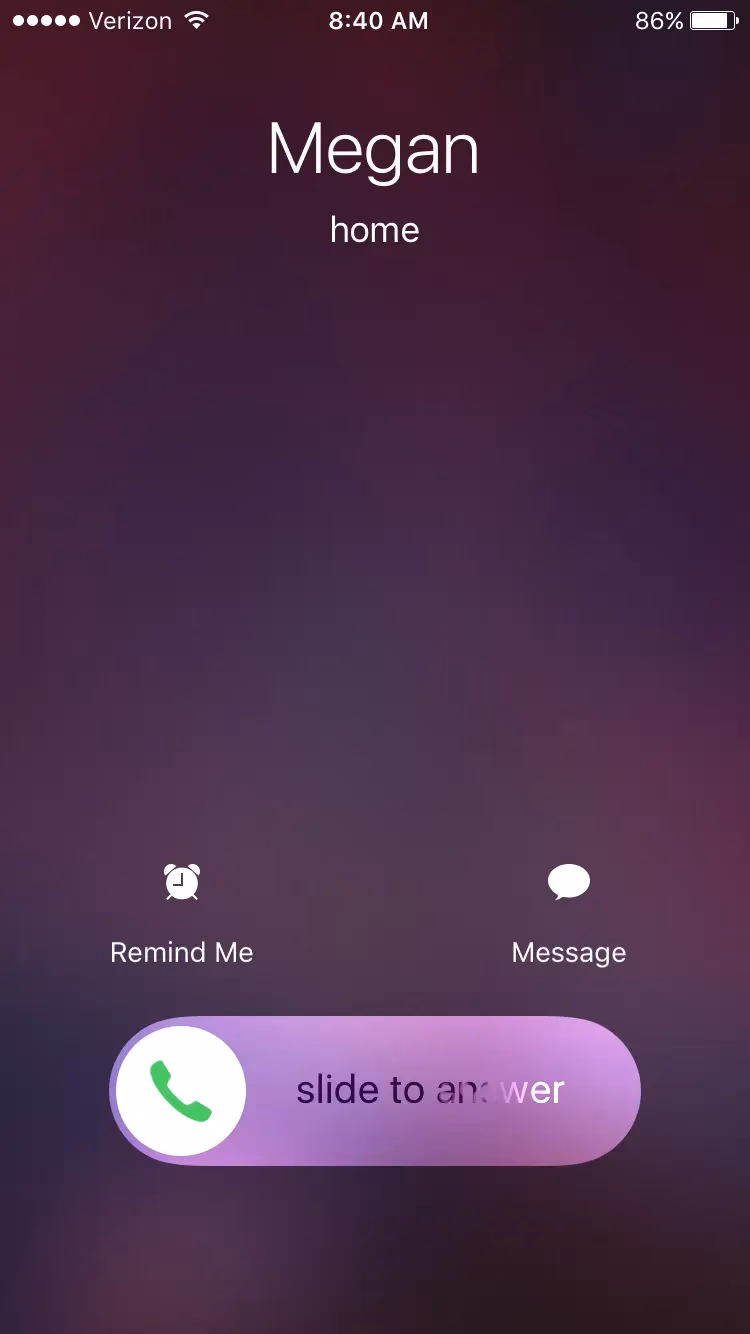 How do I turn off a call on my iPhone?