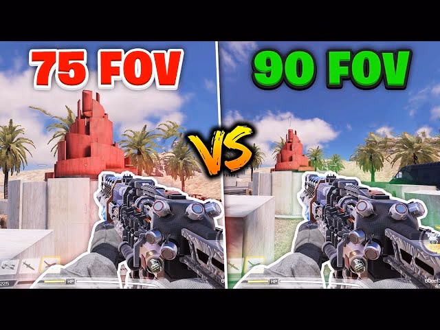 Does a low FOV affect a cod mobile sniper rifle?