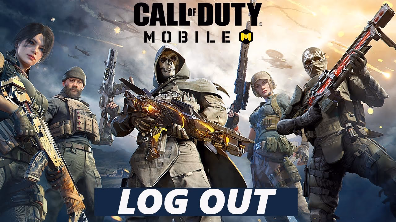 How do I log out of cod mobile help center?
