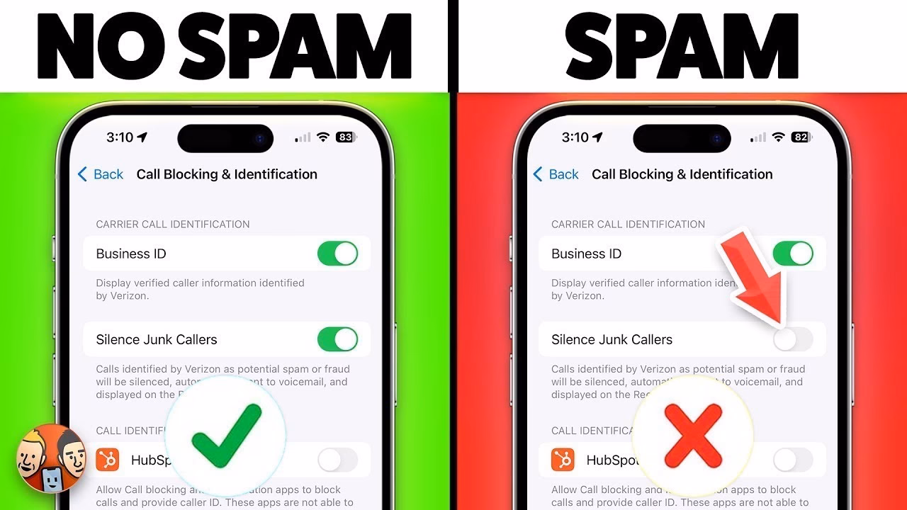 How do I block a phone call on iPhone?