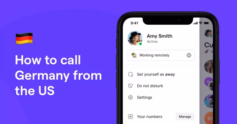 How to call a German cell phone from United States?