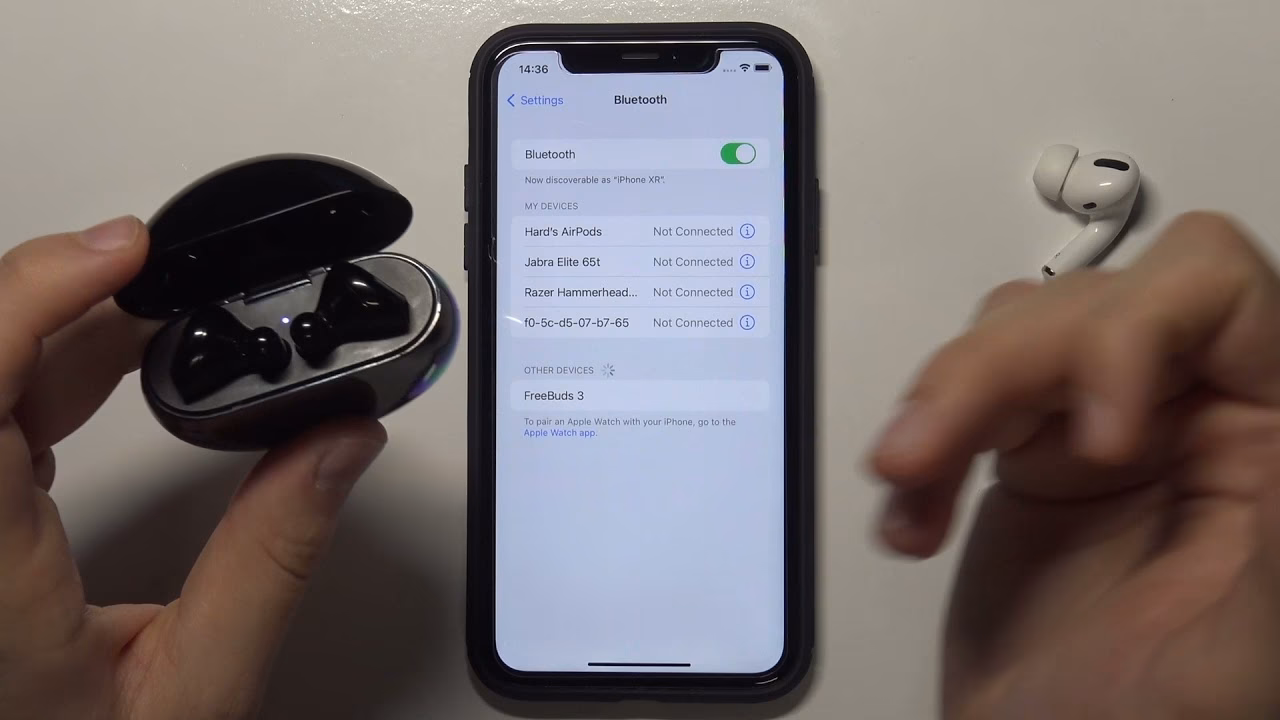 How do I pair Huawei freebuds and freelace Bluetooth earphones?