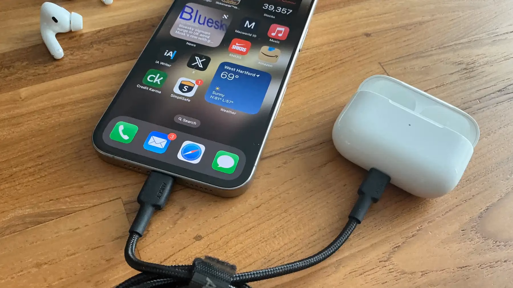 Can I charge AirPods with an iPhone 11 Pro Charger?