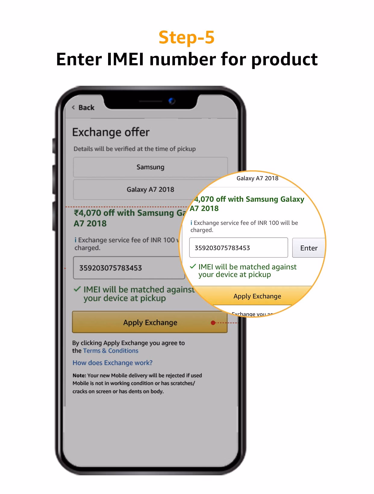 Can I exchange my old phone/product?