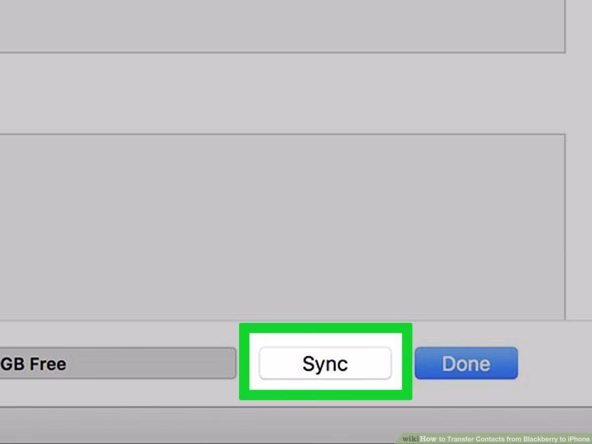 How to transfer contacts from BlackBerry to iPhone?