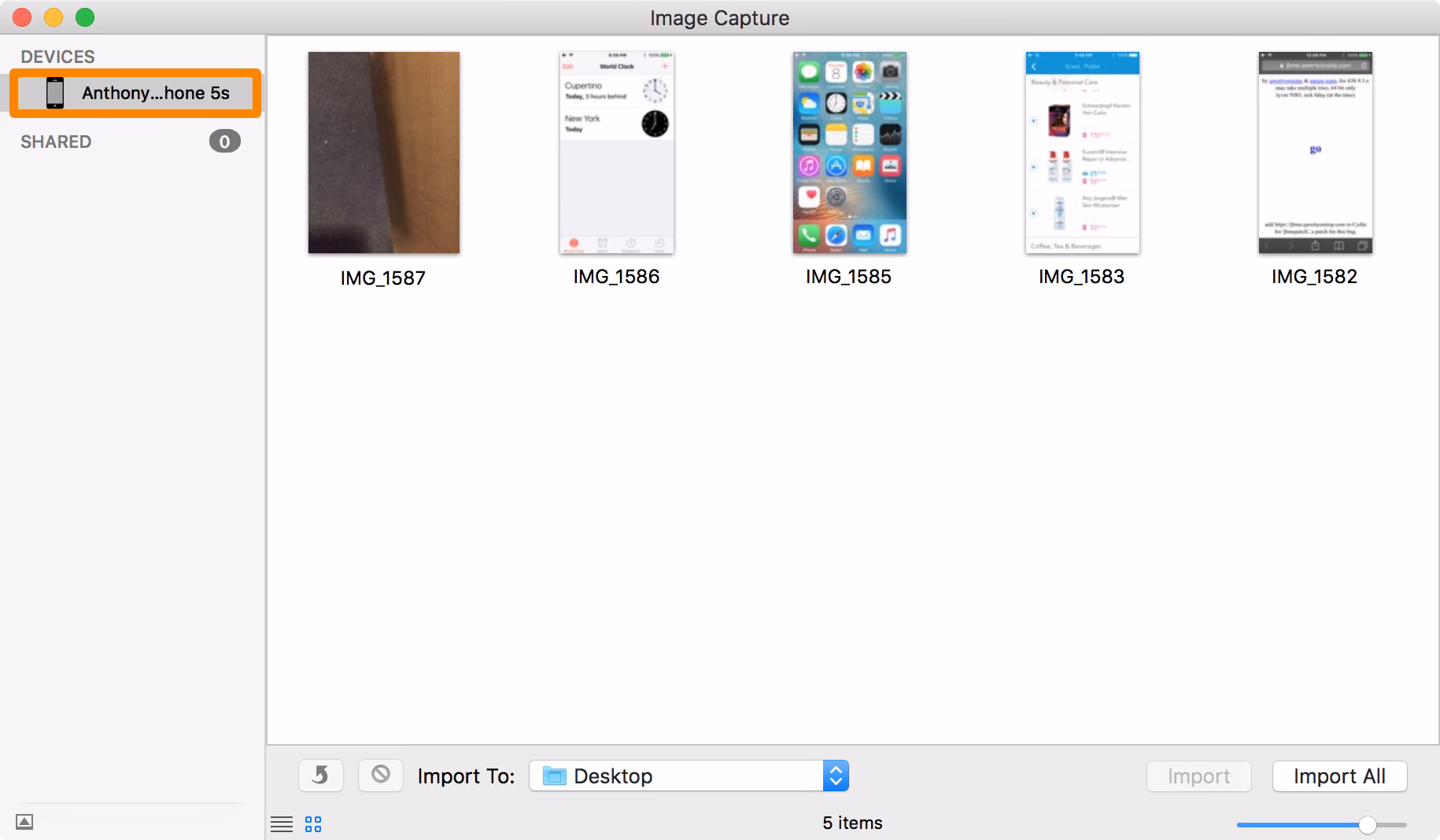 Can I access photos from an iPhone on other devices?