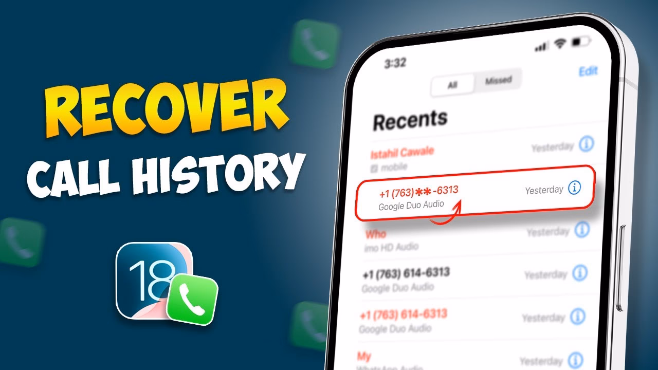 Is it possible to directly recover deleted calls on iPhone?
