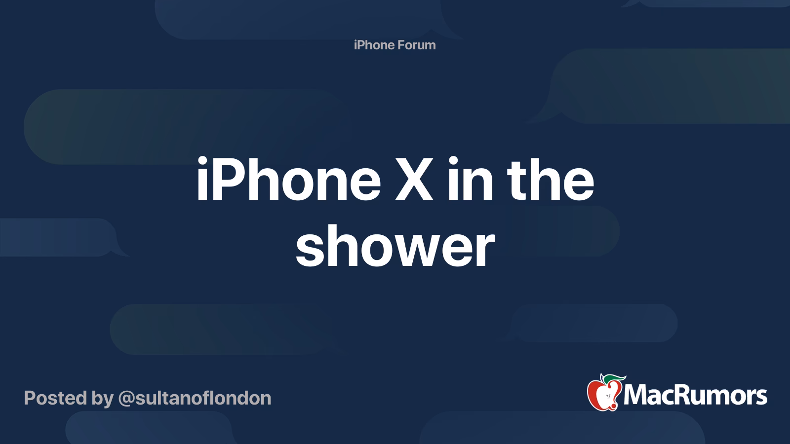 Can I shower with my iPhone?