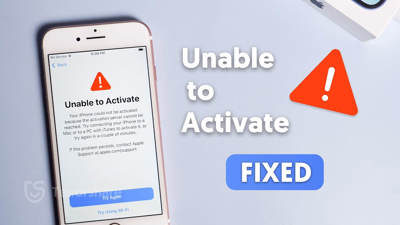Why can't I Activate my iPhone 7?
