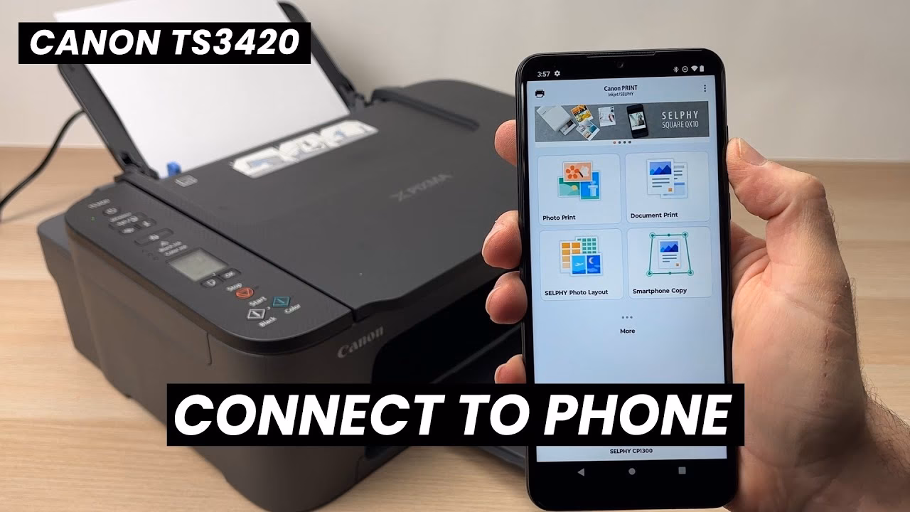 How do I print from a Canon printer on Android?