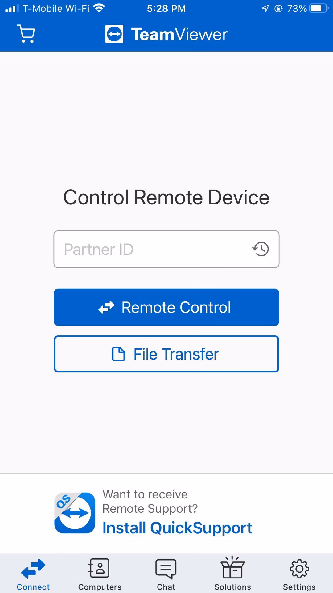 Why can't I click anything on TeamViewer?
