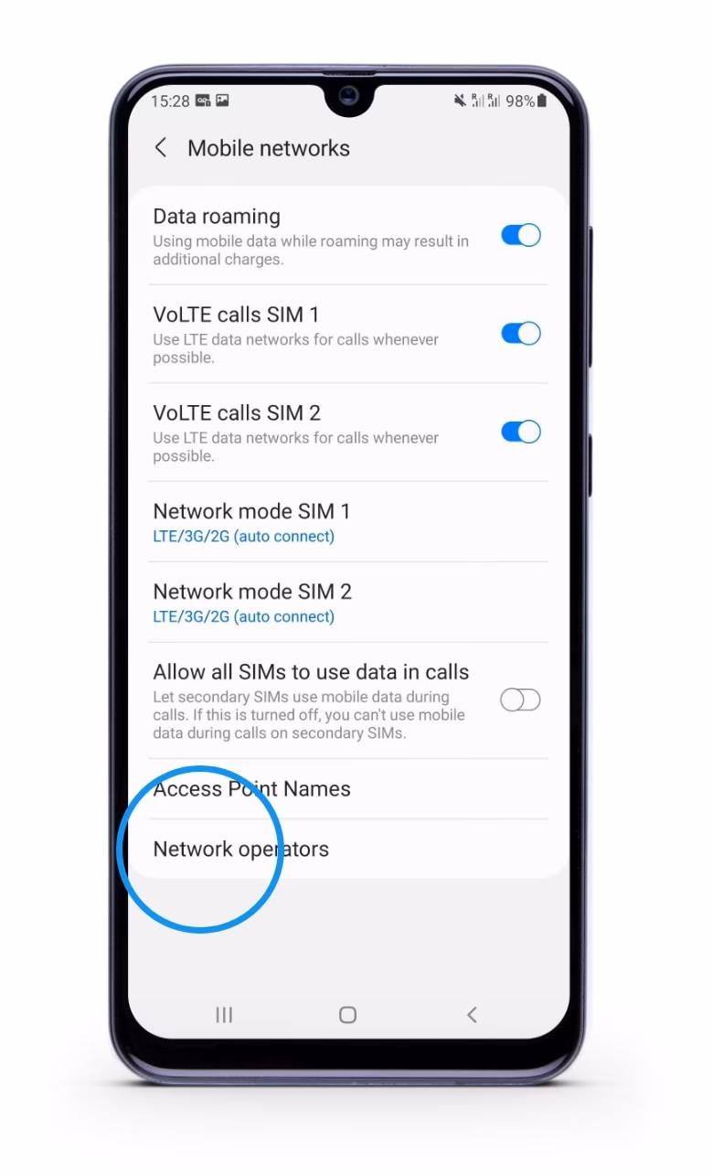 How do I fix roaming issues on Android?