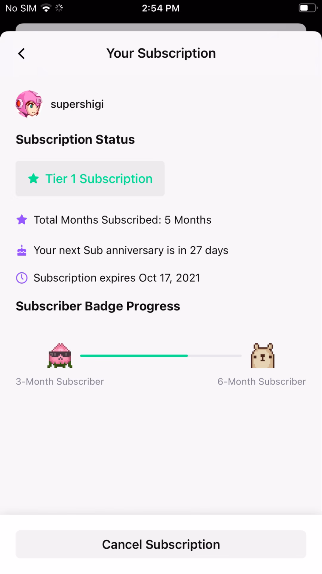 Does Twitch have a sub error?