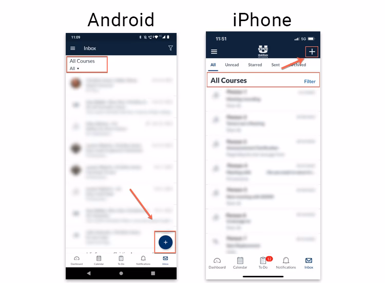 How do I access canvas on my Apple device?