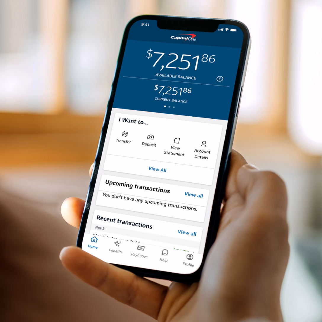 How do I access my Virtual card on the Capital One mobile app?