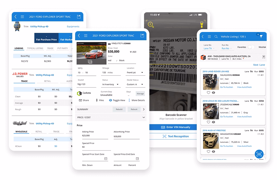 How do I customize the dealership mobile app?