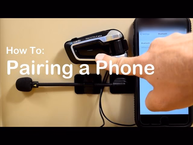 Can I connect my phone to my Cardo?