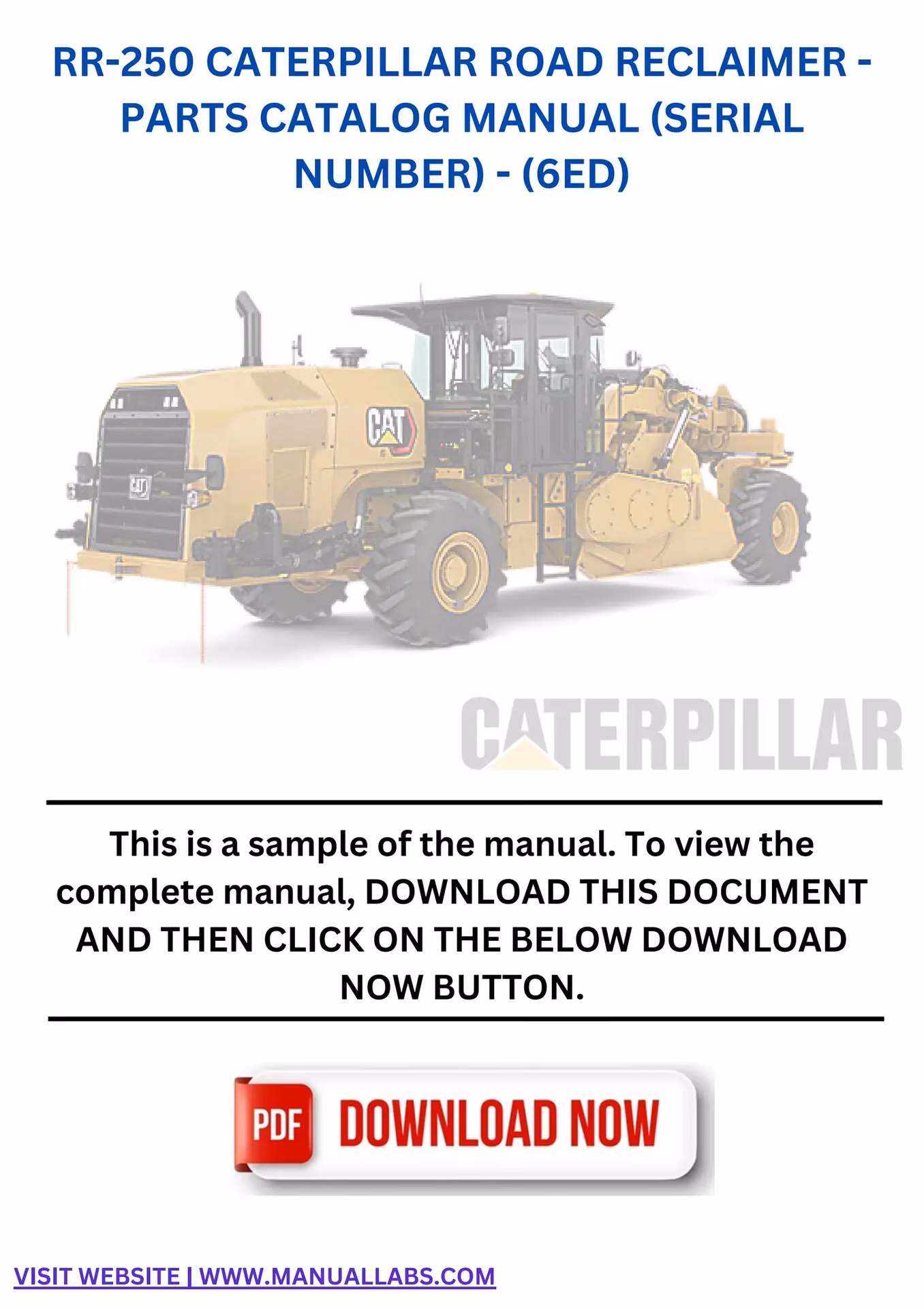 Where can I buy a cat service manual?