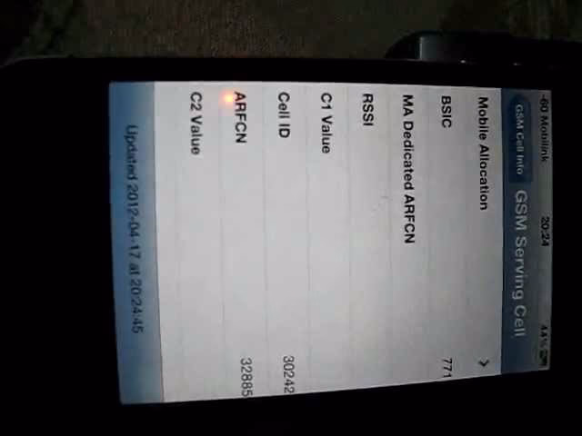 How do I get cellular information on iOS?
