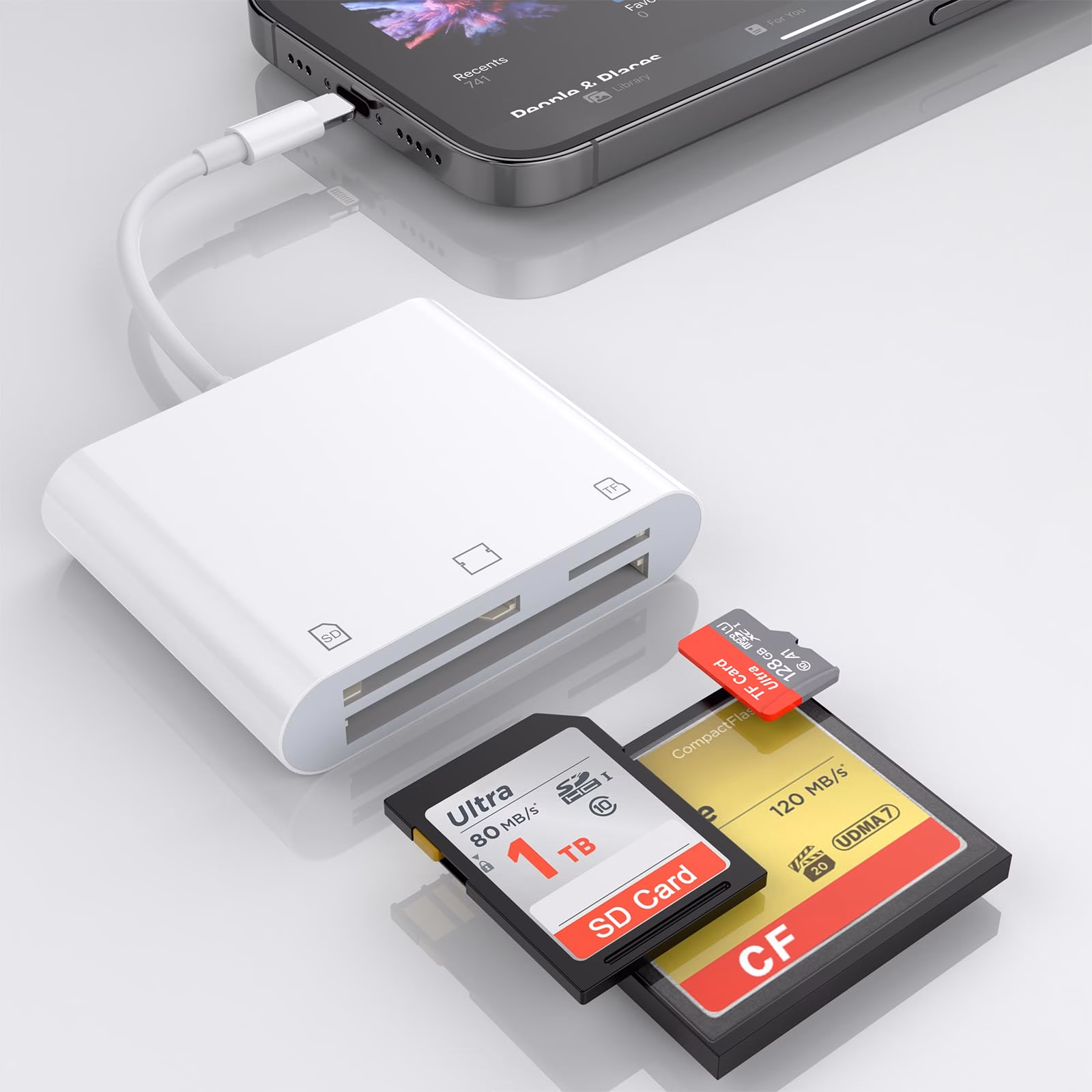 How do I choose a credit card reader for an iPhone?