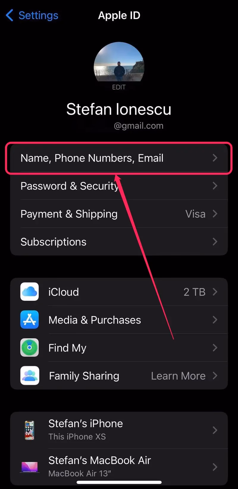 How do I change my email address & phone number?
