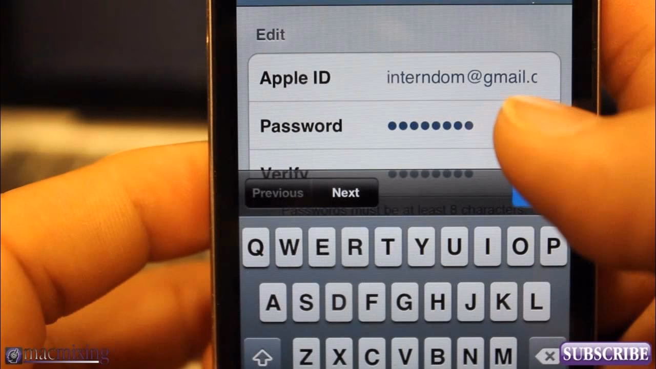 How do I Change my Apple ID password?