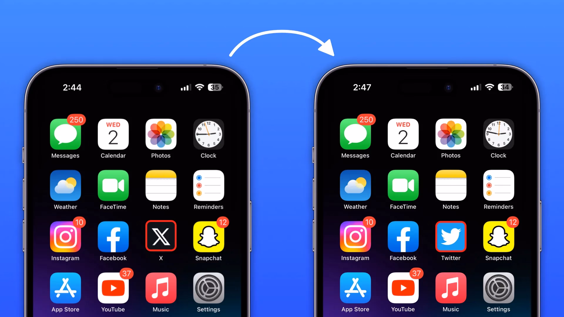 How to customize iPhone app icons?
