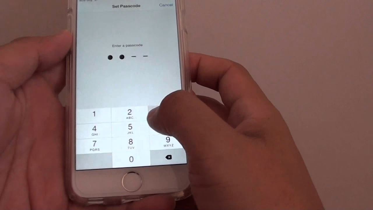 How to change iPhone 6S password to 4 digit code?
