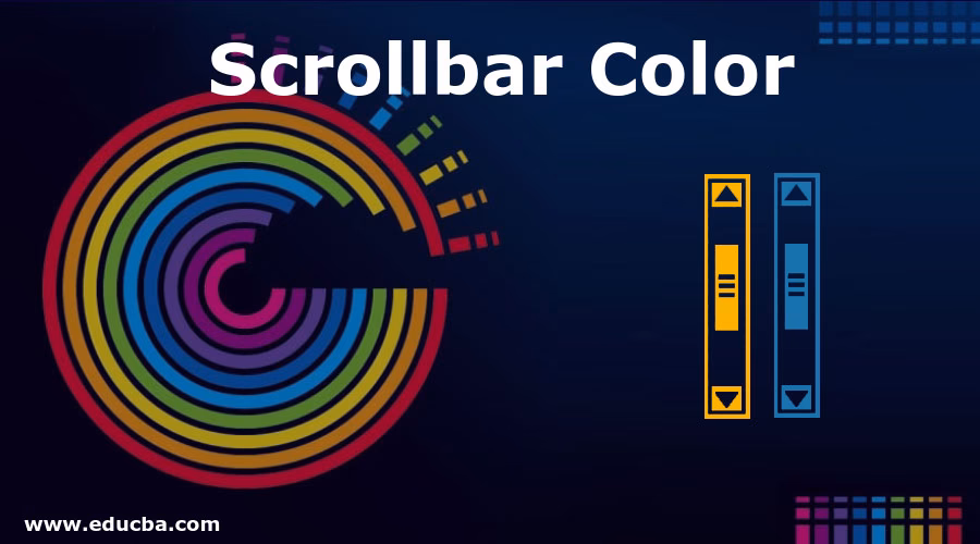 What is a scrollbar-color value?