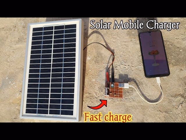 Can You charge a mobile phone with solar power?