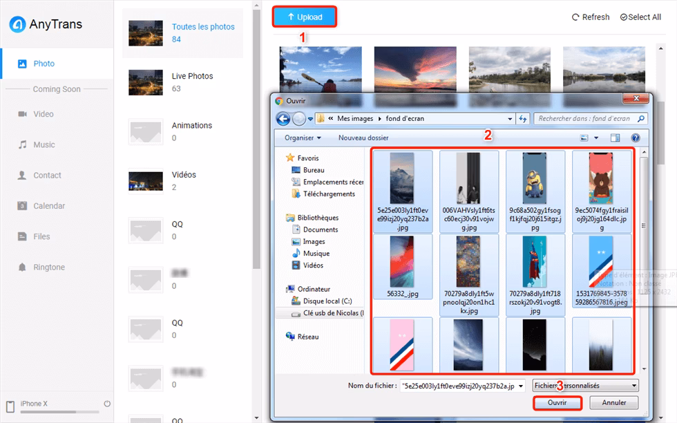 Comment transférer les photos d’un PC vers un iPhone ?