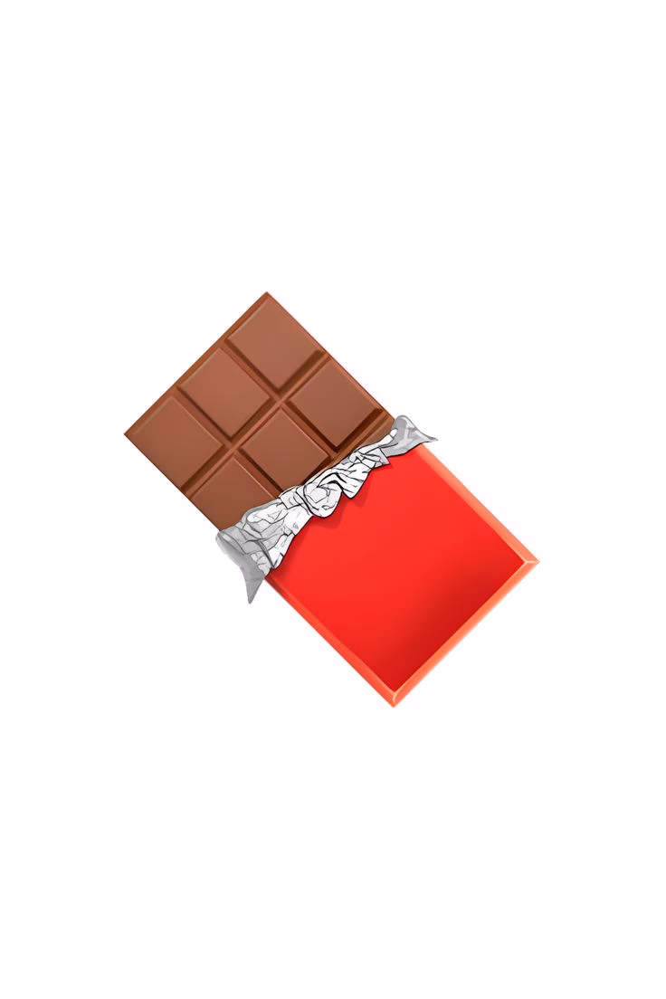 What does the chocolate emoji represent?