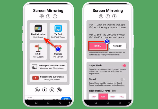 How do I use Chromecast on my Android TV?