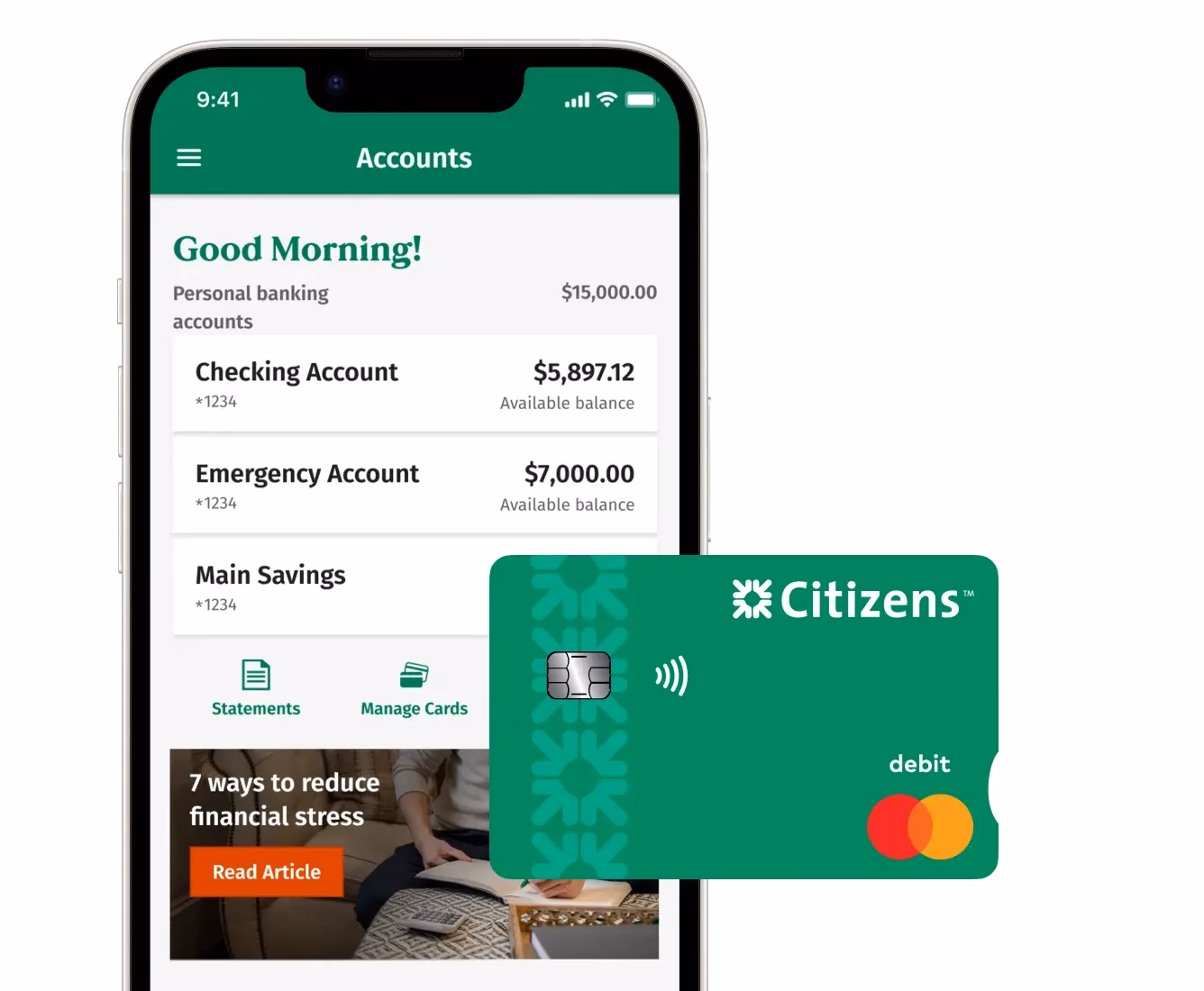 How do I use Citizens Bank's mobile banking?