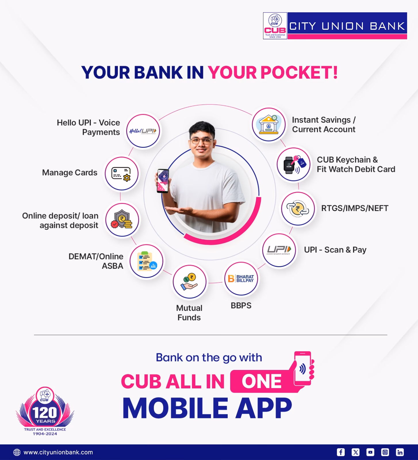 What services does City Union Bank offer?
