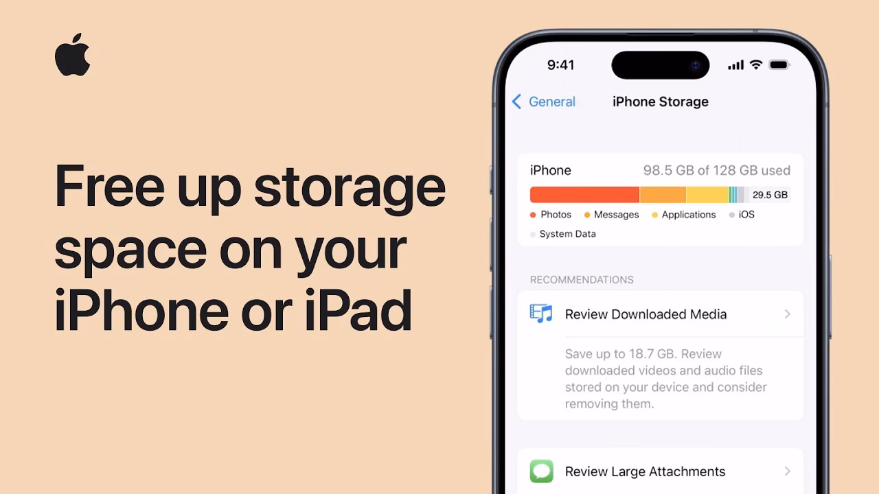 How to clear message attachments on iPhone?