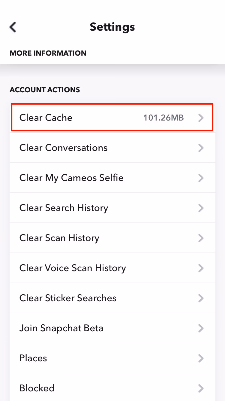 When should I clear my Snapchat cache?
