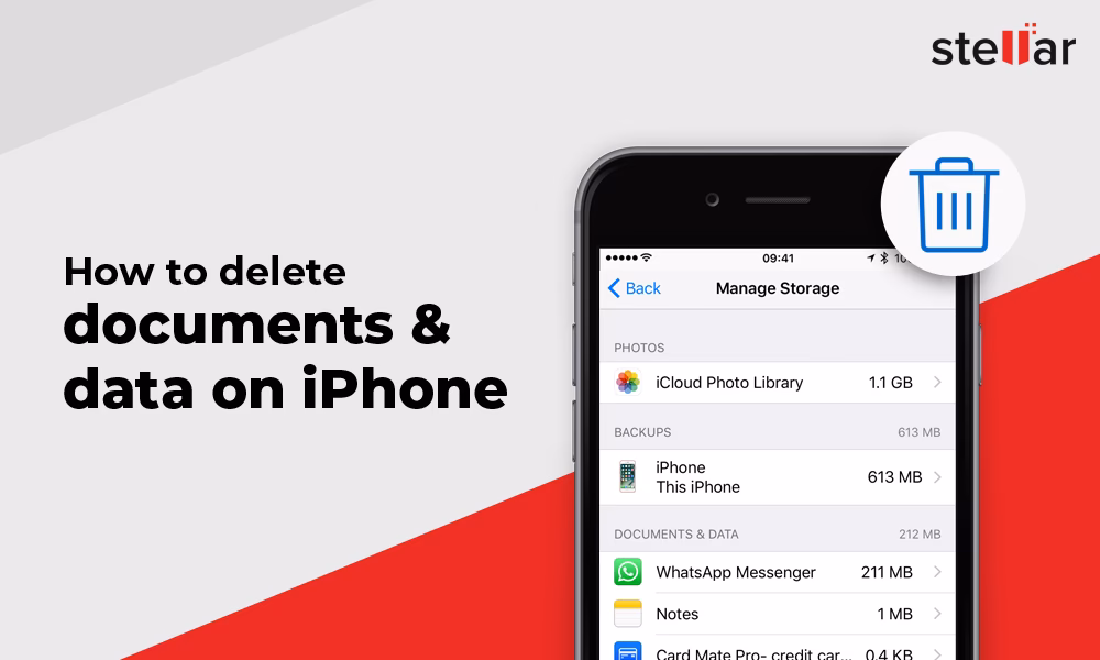 Can I delete documents and data from my iCloud account?