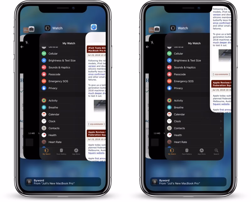 How to close apps without a home button on iPhone 13?