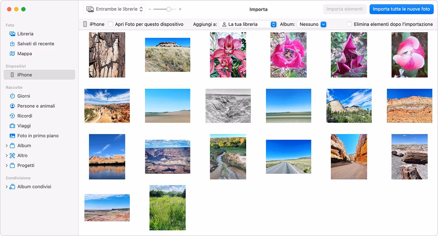 Come trasferire foto da iPhone a Mac?