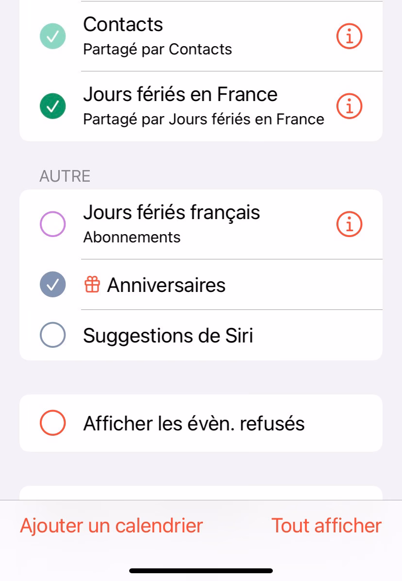 Comment supprimer les événements de calendrier sur iPhone ?