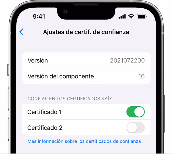 ¿Cómo eliminar un certificado de iPhone?