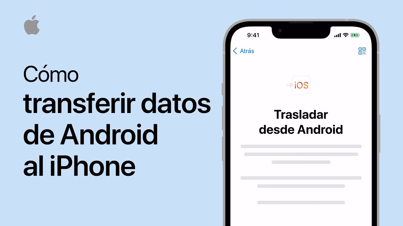 ¿Cómo pasar datos de Android a iPhone?